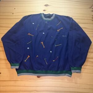 Vintage Neil Martin Golf Club Embroidered Blue Crewneck Sweatshirt Mens Size XL